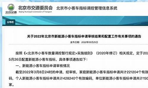 北京市小客车指标摇号结果查询_北京市小客车指标摇号结果查询官网